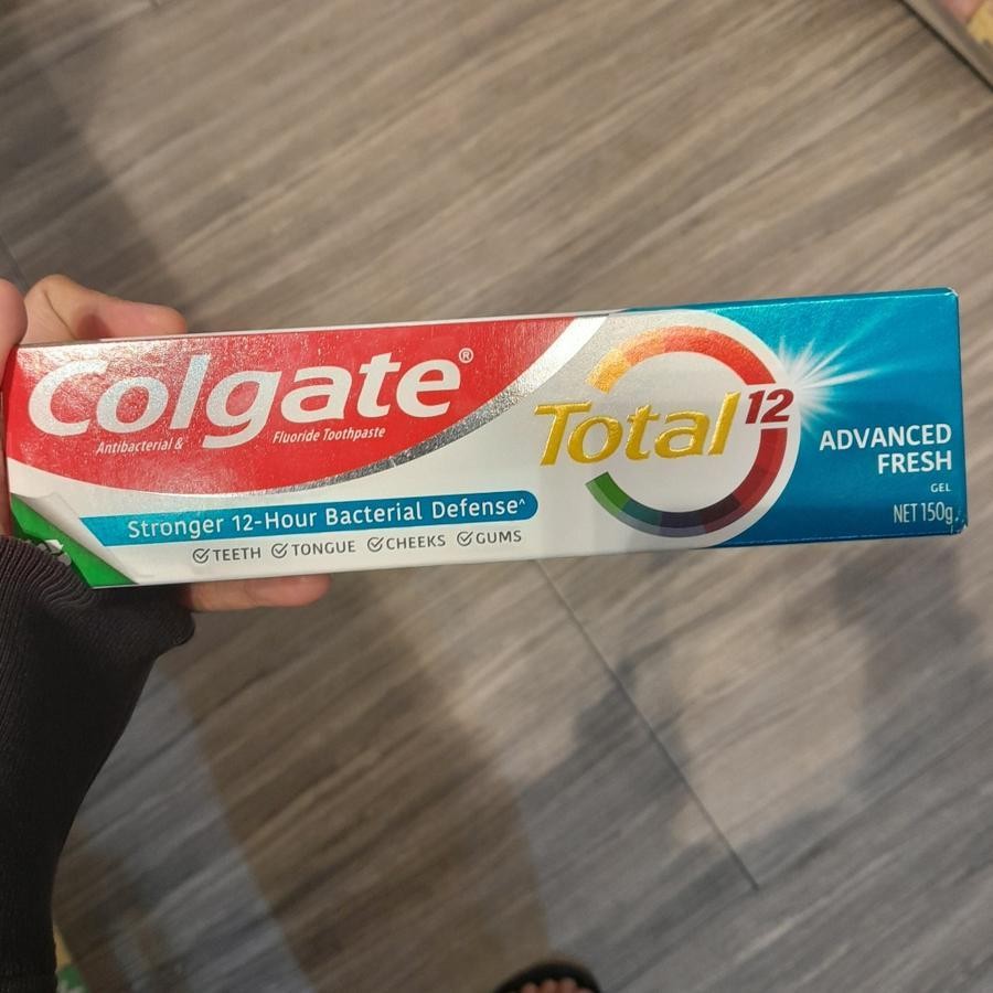 Colgate Total 12 Advanced Fresh Toothpaste 150g with 12-Hour Bacteria ...