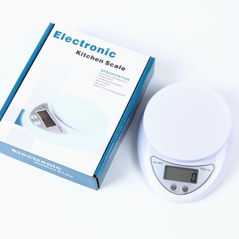 Kitchen Scale B05 up to 5kg Accurate Weight Scale 5kg x 1g | Shopee ...
