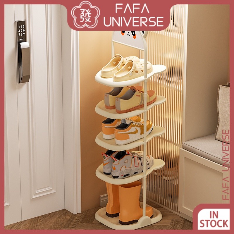 Kids Panda Multi-Layer Plastic Shoe Rack Simple Shoe Rack | Shopee ...