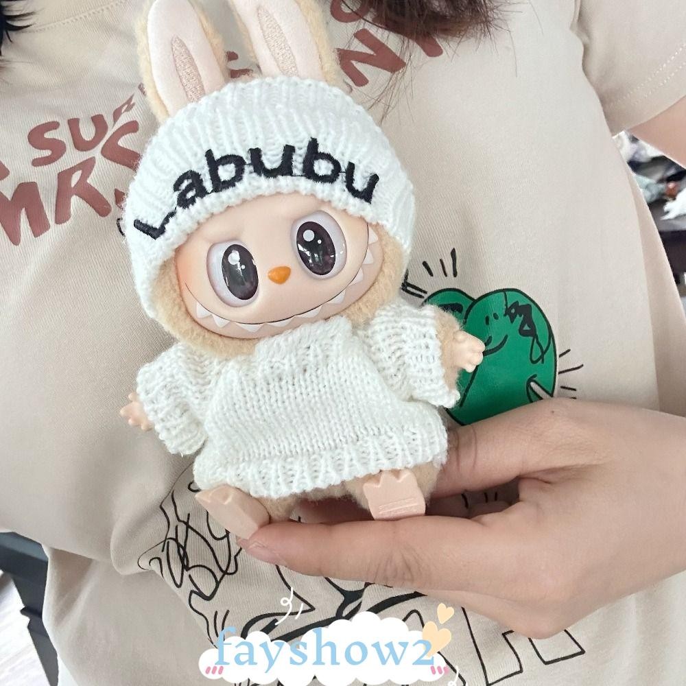 FAYSHOW2 Labubu Doll Clothes, Cartoon Handmade Labubu Skirt, Cute POP ...