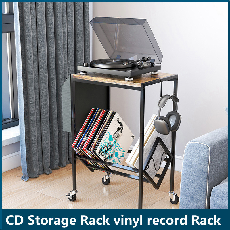 CD Storage Rack vinyl record Rack stand cd rack table rack shelf Book ...