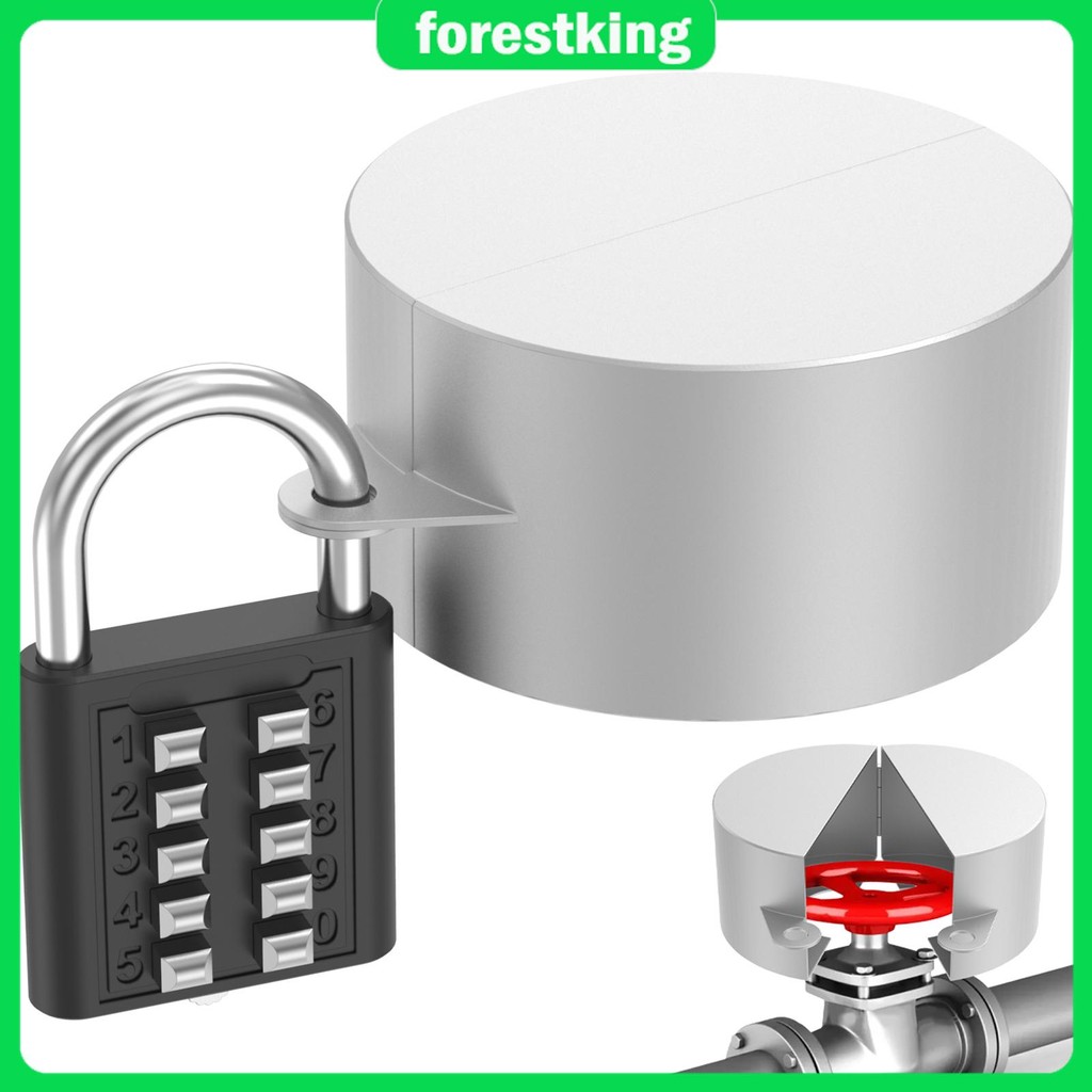 Door Knob Lockout Device with Padlock Enduring Iron Door Handle Lock ...