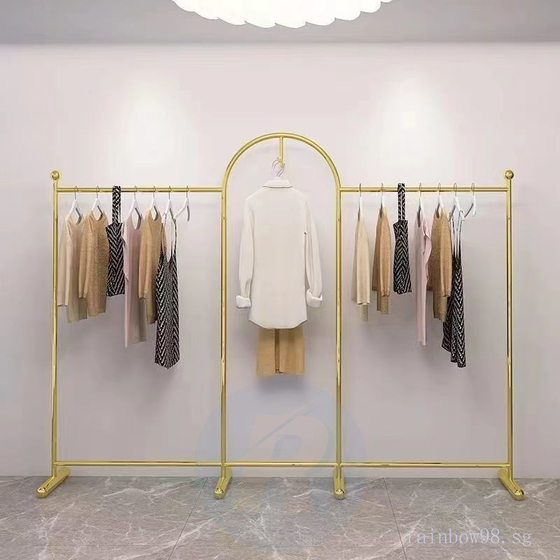 Clothes Rack Floor Standing High-end Clothing Store Exclusive Live ...