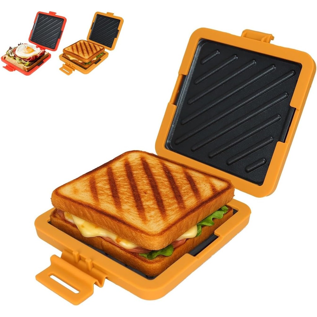 Microwave Toastie Sandwich Maker, Grilled Cheese Toasty, Compact ...