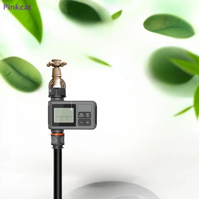Pinkcat Smart Water Timer LCD Display Irrigation Automatic Watering ...