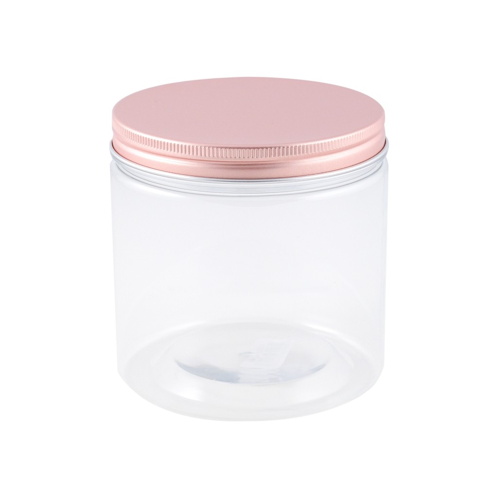 Redman Round Pet Container Rose Gold Aluminium Cap 720ml | Shopee Singapore