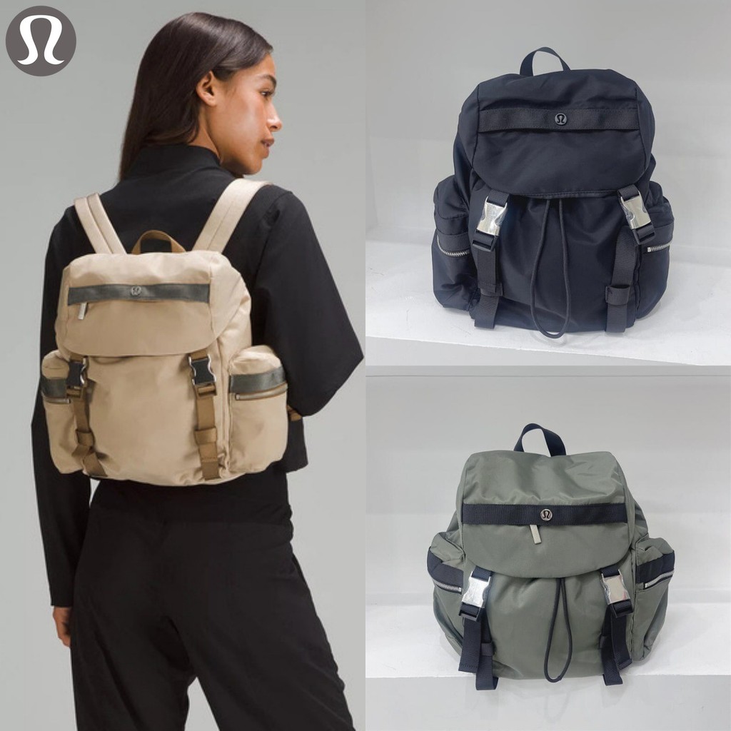 Lululemon Bag Wunderlust 14L 25L Cap Backpack School Bag Sports Large Capacity Travel Bag Shopee Singapore