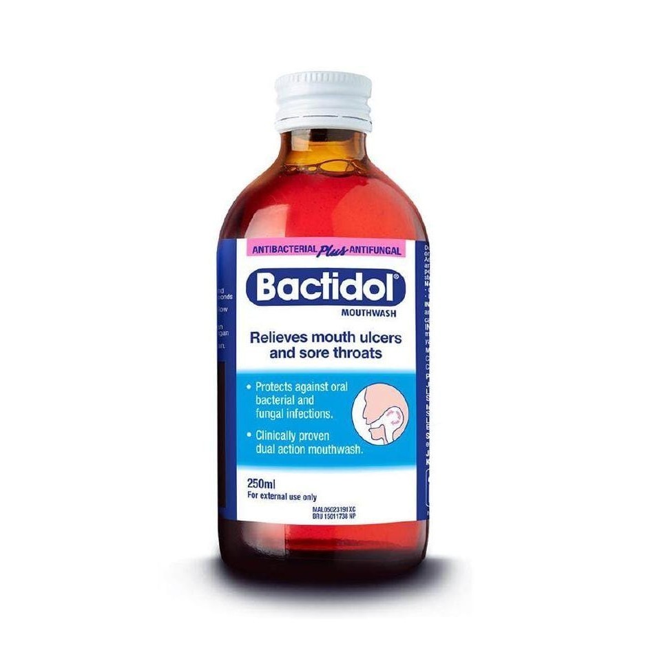 BACTIDOL MOUTHWASH 250ML (EXP:04/2025) | Shopee Singapore