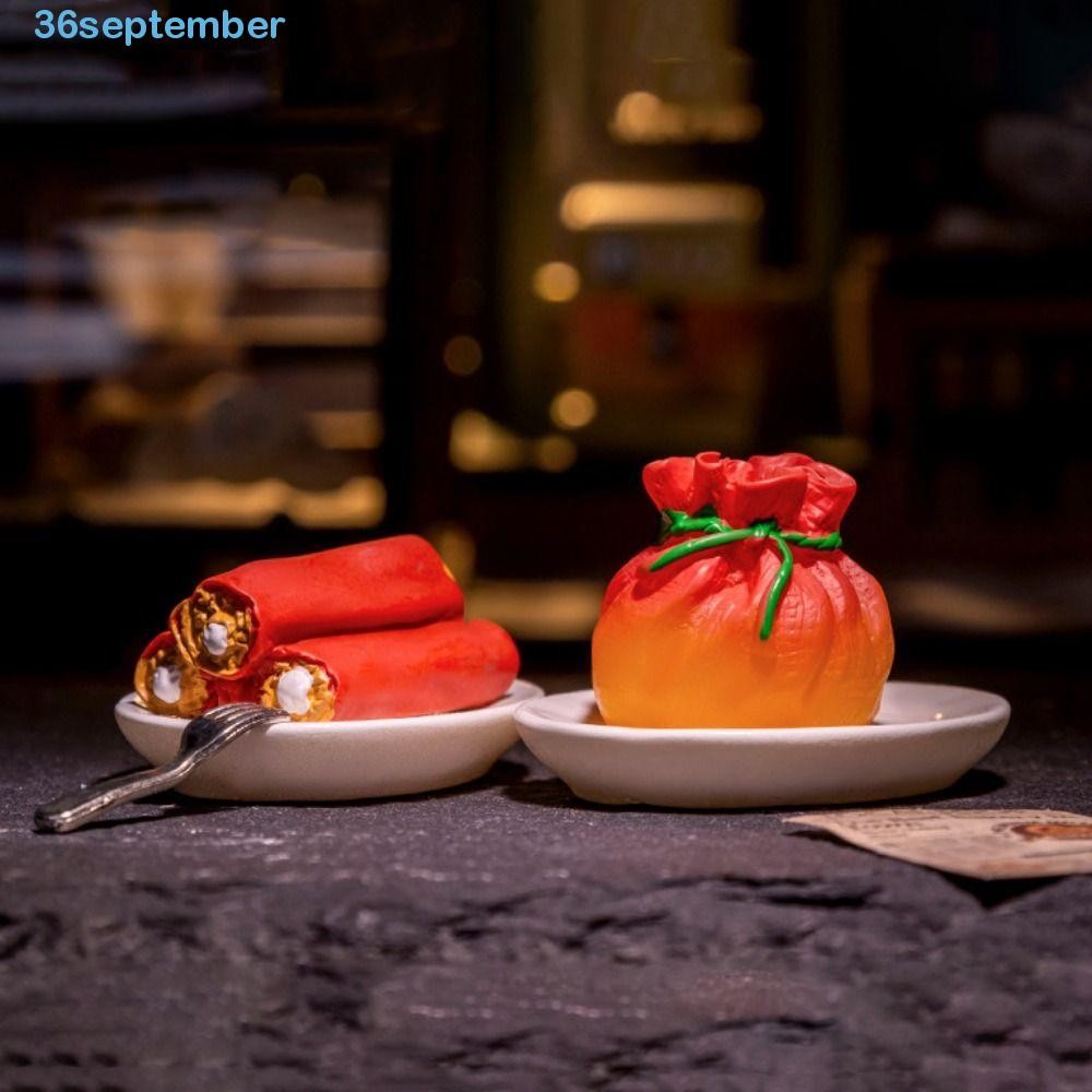 SEPTEMBER 15pcs/set Imitation Breakfast Buns, Mini Cartoon Pastries ...