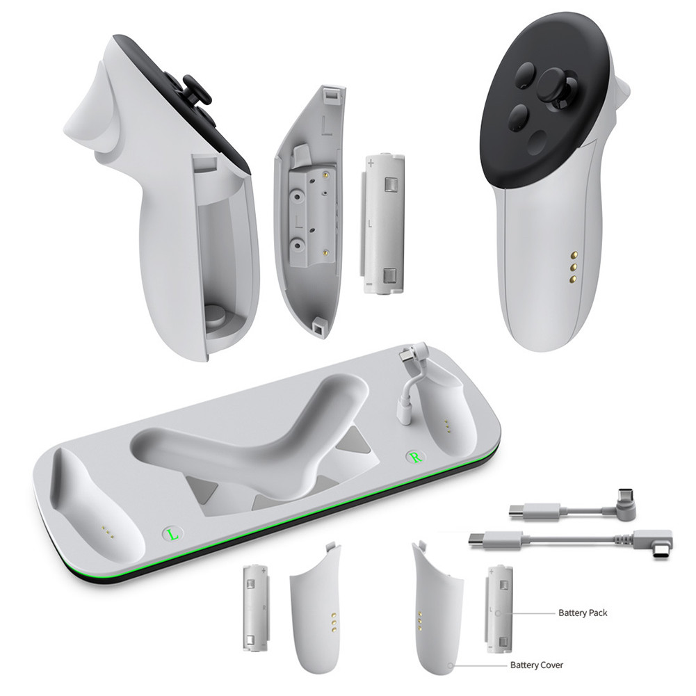 (rain) Charging Stand Charging Dock for VR Headset & Controllers with ...