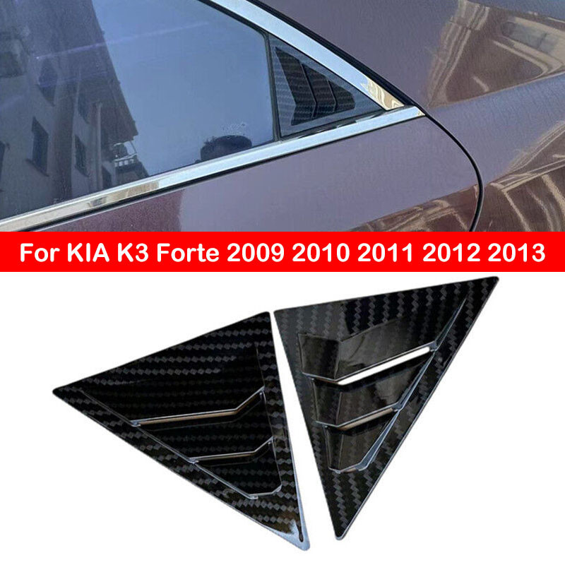 For KIA K3 Forte 2009-2013 2010 2011 2012 Car Rear Louver Window Side ...