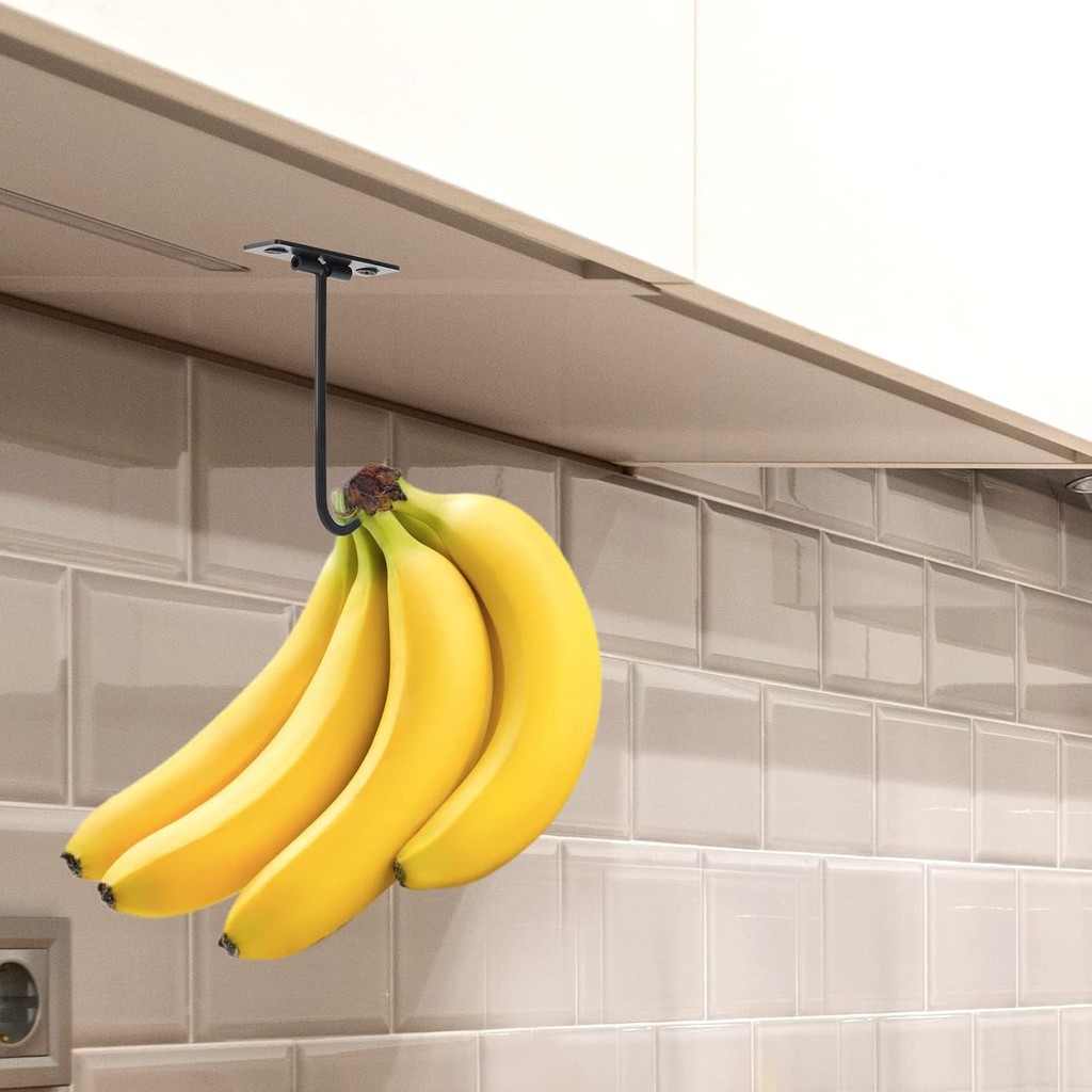 Banana Hook Kitchen Metal Banana Hanger Bananas Keep Fresh for Bananas Home Wall Mount Storage Tools