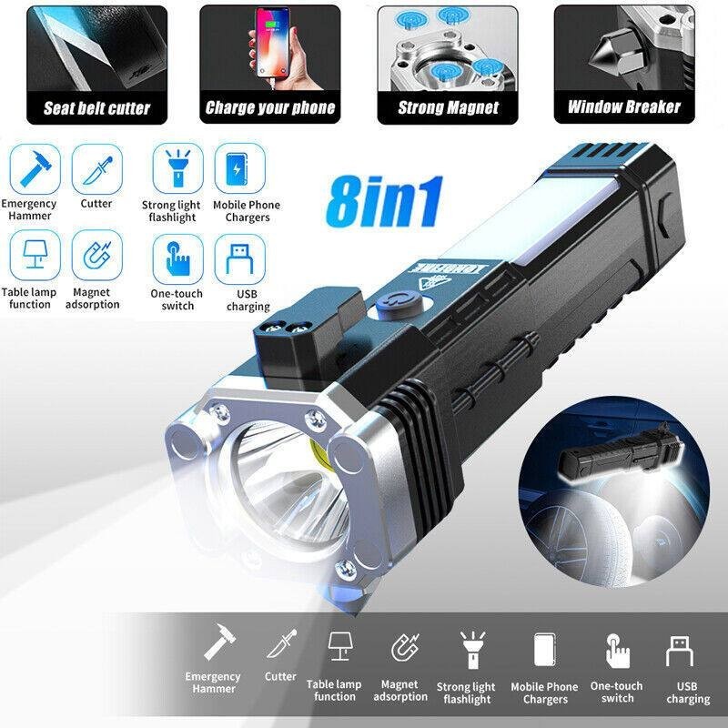 【READY STOCK】Mini 3 Mode LED Rechargeable TouchLight USB Waterproof ...