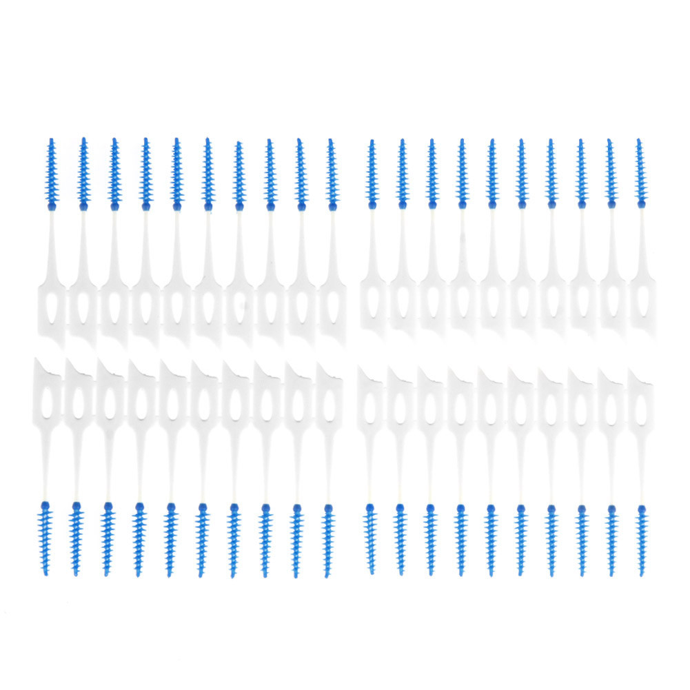 40pcs/pack Interdental Floss Soft Teeth Floss Tooth Cleaning Oral ...
