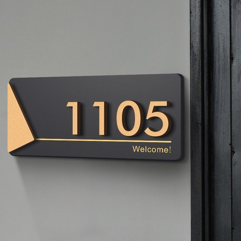 unit number house numbe Number plate Custom Number Signage Home ...