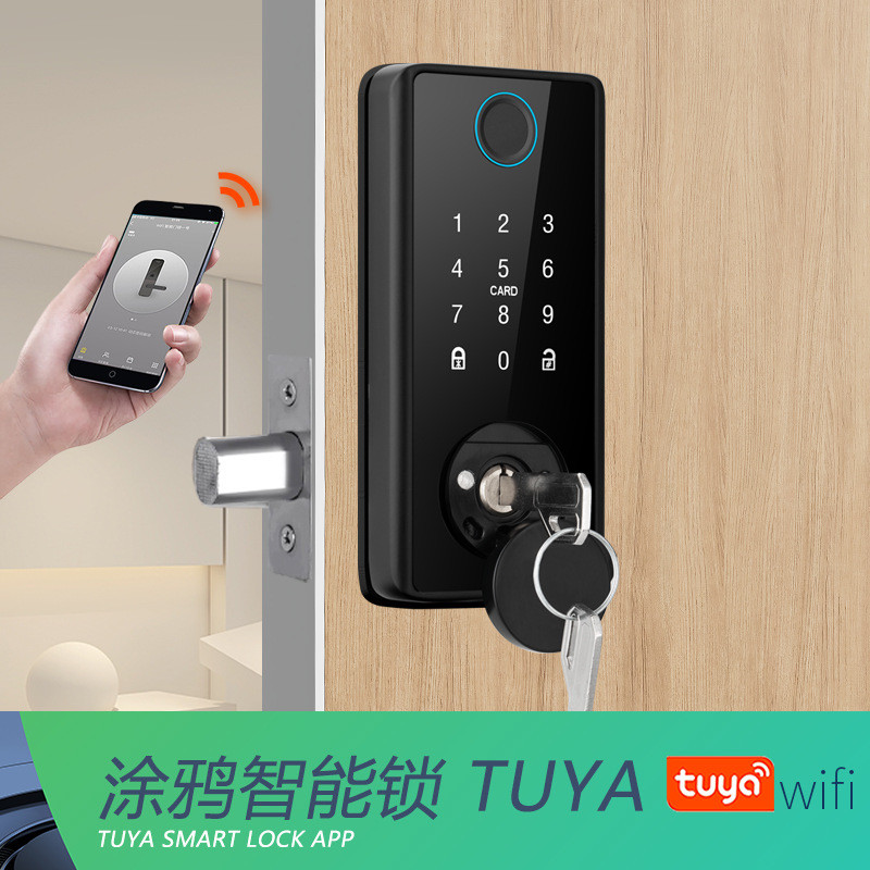 Closed Lock Wooden Door Smart Lock American Standard Style Stay Lock ...