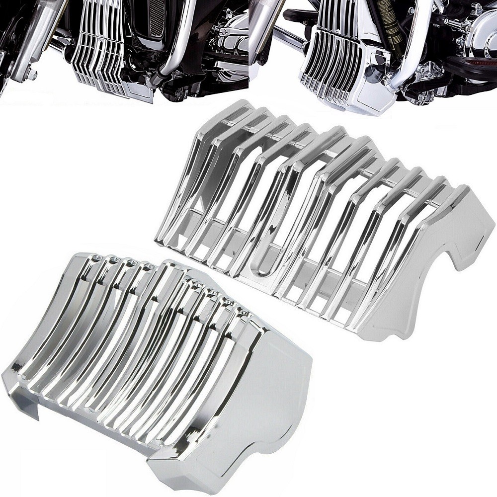 Motorcycle Oil Cooler Cover Stock Coolant Pump Trim Grill Radiator ...