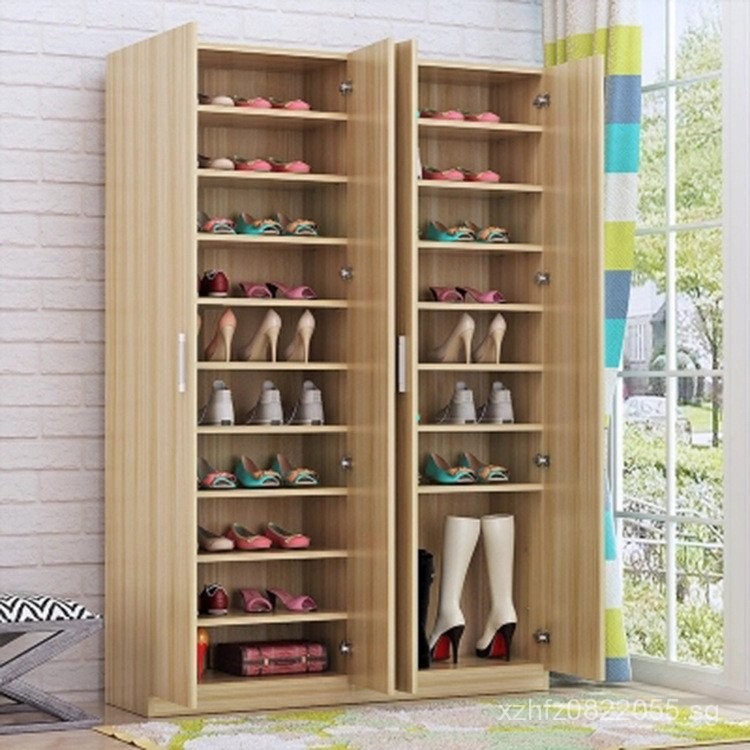 Shoe Rack Shoe Cabinet Modern Wooden Multifunctional Simple Shoe Rack ...