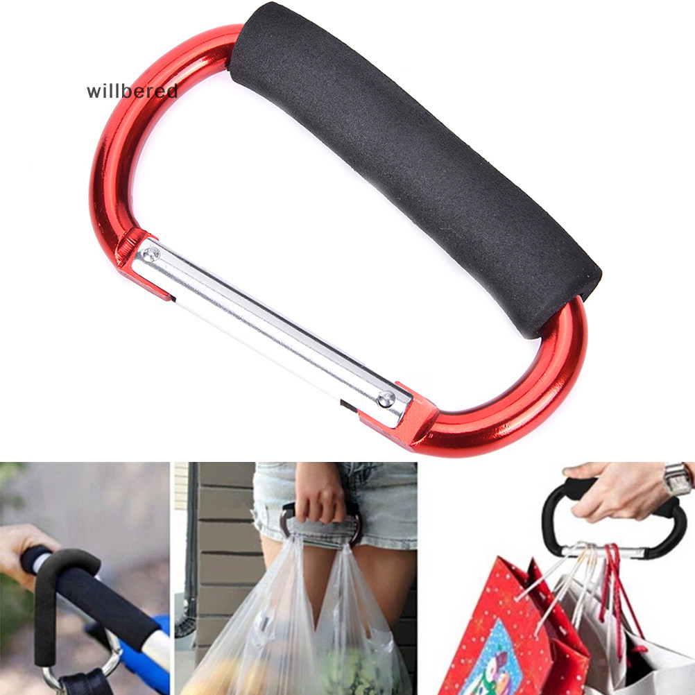 willbered Pram Pushchair Shopping Bag Hook Carabiner Large D Ring Buggy Mummy Clip new Shopee Singapore