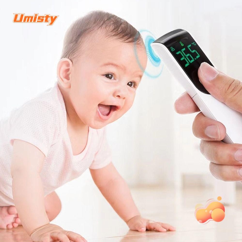 UMISTY Digital Infrared Thermometer, White Instant Reading Forehead ...