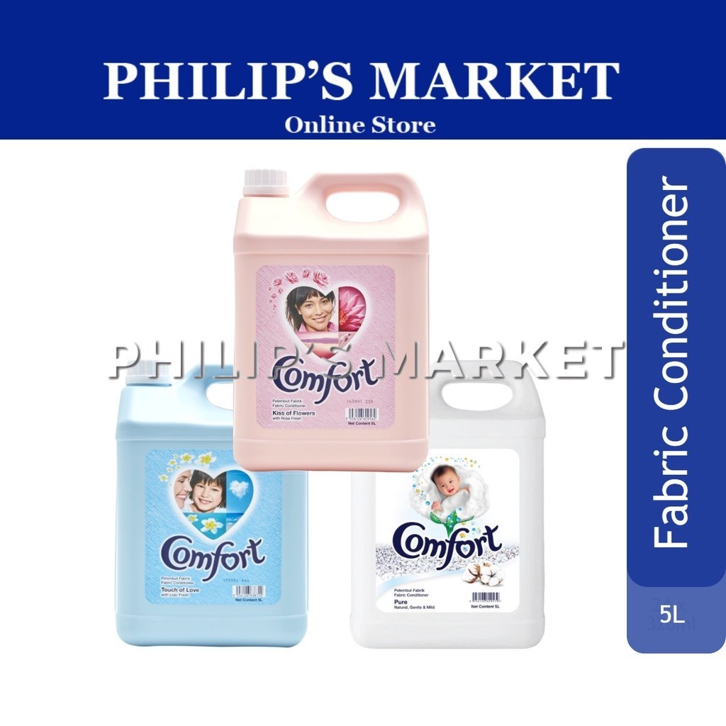 Comfort Regular Fabric Softener 5L (Pure Fabric / Touch of Love ...