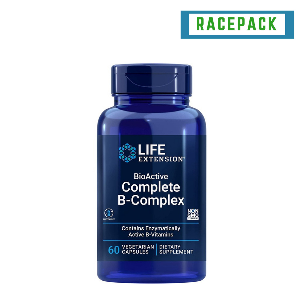 Life Extension BioActive Complete B-Complex 60 Caps | Energy Metabolism ...