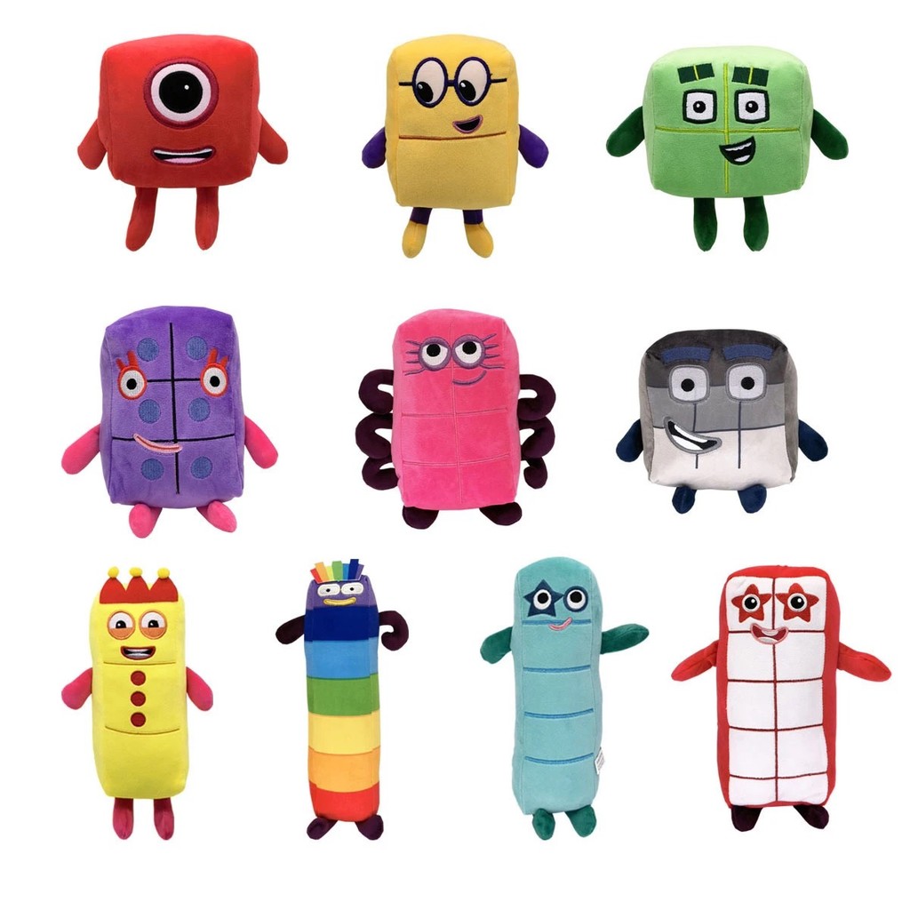 Numberblocks Plush Stuffed Toys Educational Doll Number Blocks Kids ...