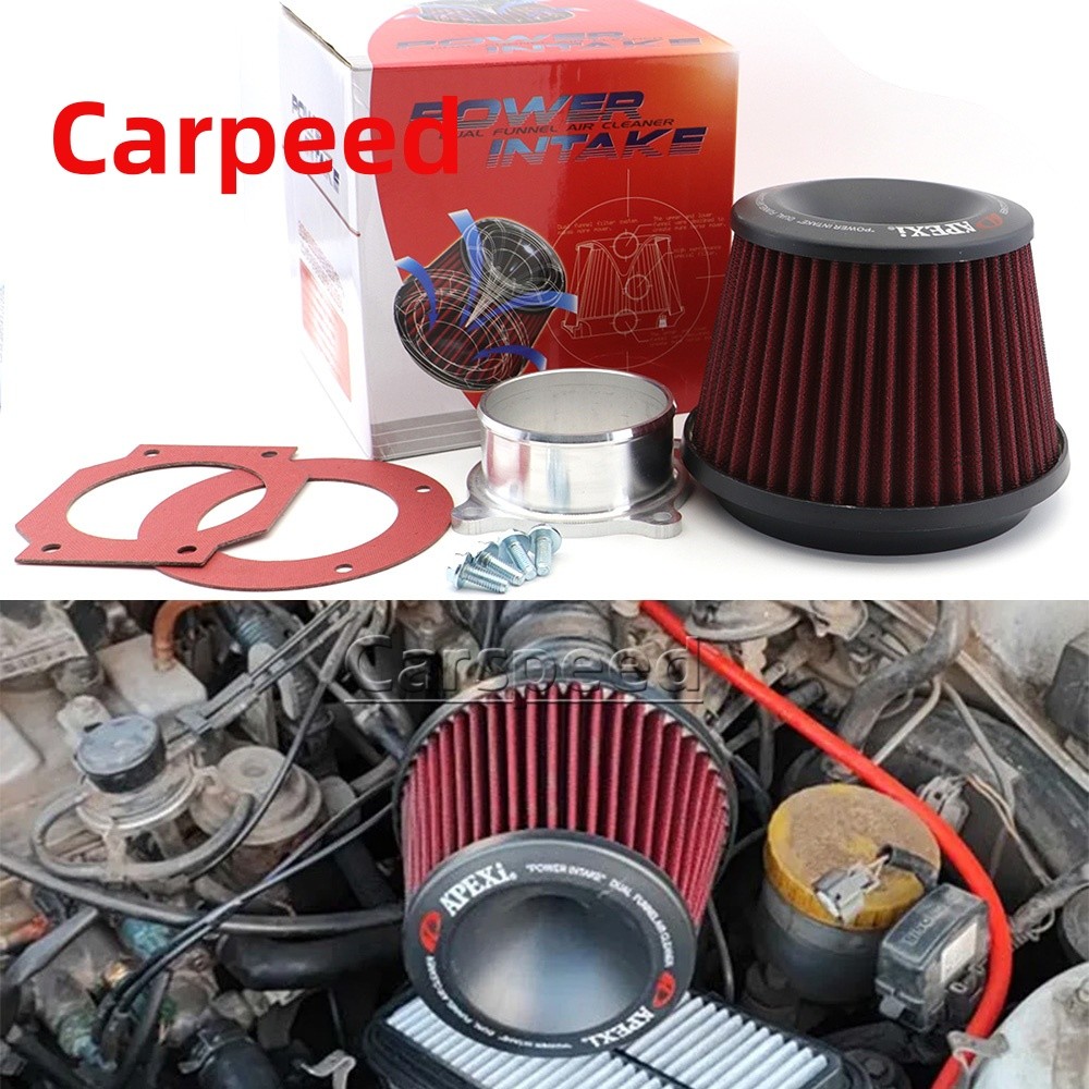3inch 76mm APEXI High Flow Air Filter Power Intake Dual Funnel Racing ...