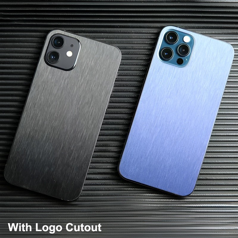 Brushed Sticker Compatible for iPhone 13 12 Pro Max Mini Back Screen ...