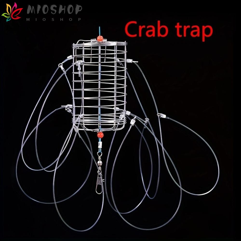 MIOSHOP Crab Trap, Durable Stainless Steel Catching Tool, Fishing ...