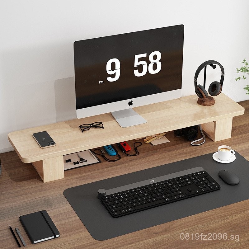 All Solid Wood Office Heightening Rack Storage Bracket Shelf Support ...
