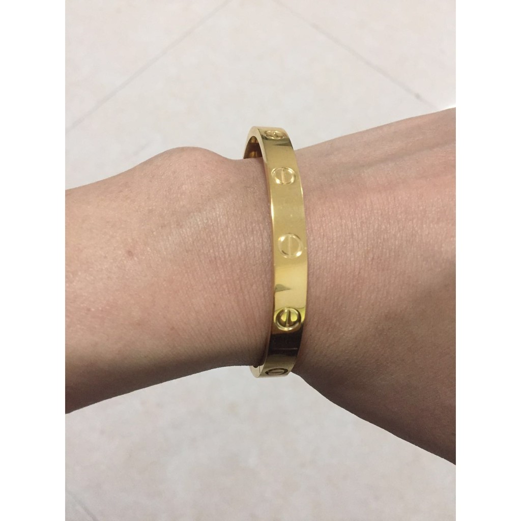 Love screw bangle bracelet best sale