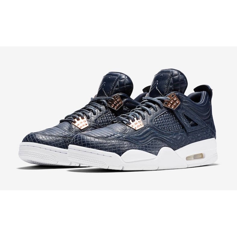 Nike Air Jordan 4 Retro Premium 'Obsidian' -819139-402 | Shopee Singapore