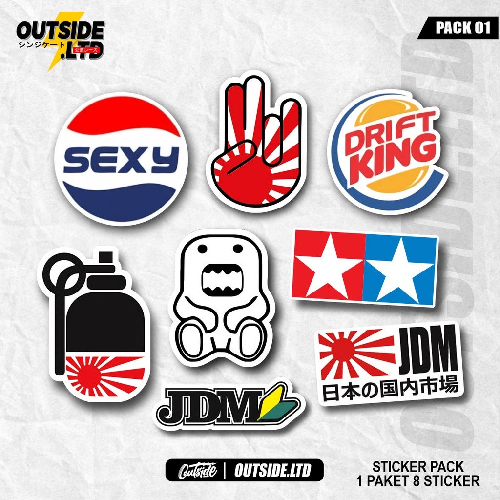 Racing STICKER PACK, JDM CAR STICKER | Shopee Singapore