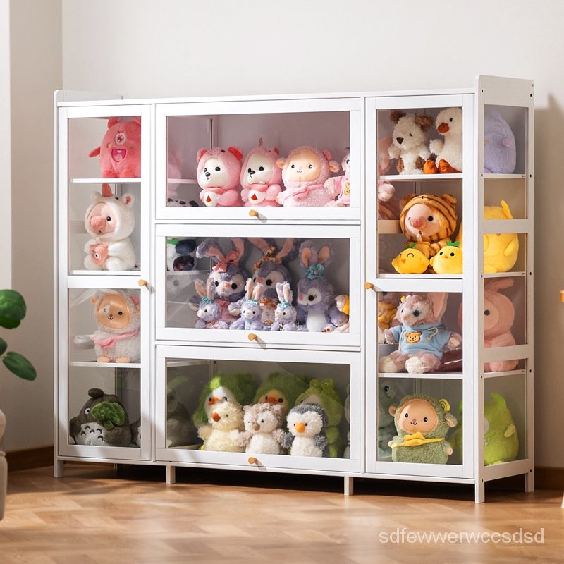 Doll Storage Display Cabinet Plush Toy Doll Cotton Doll Garage Kit ...