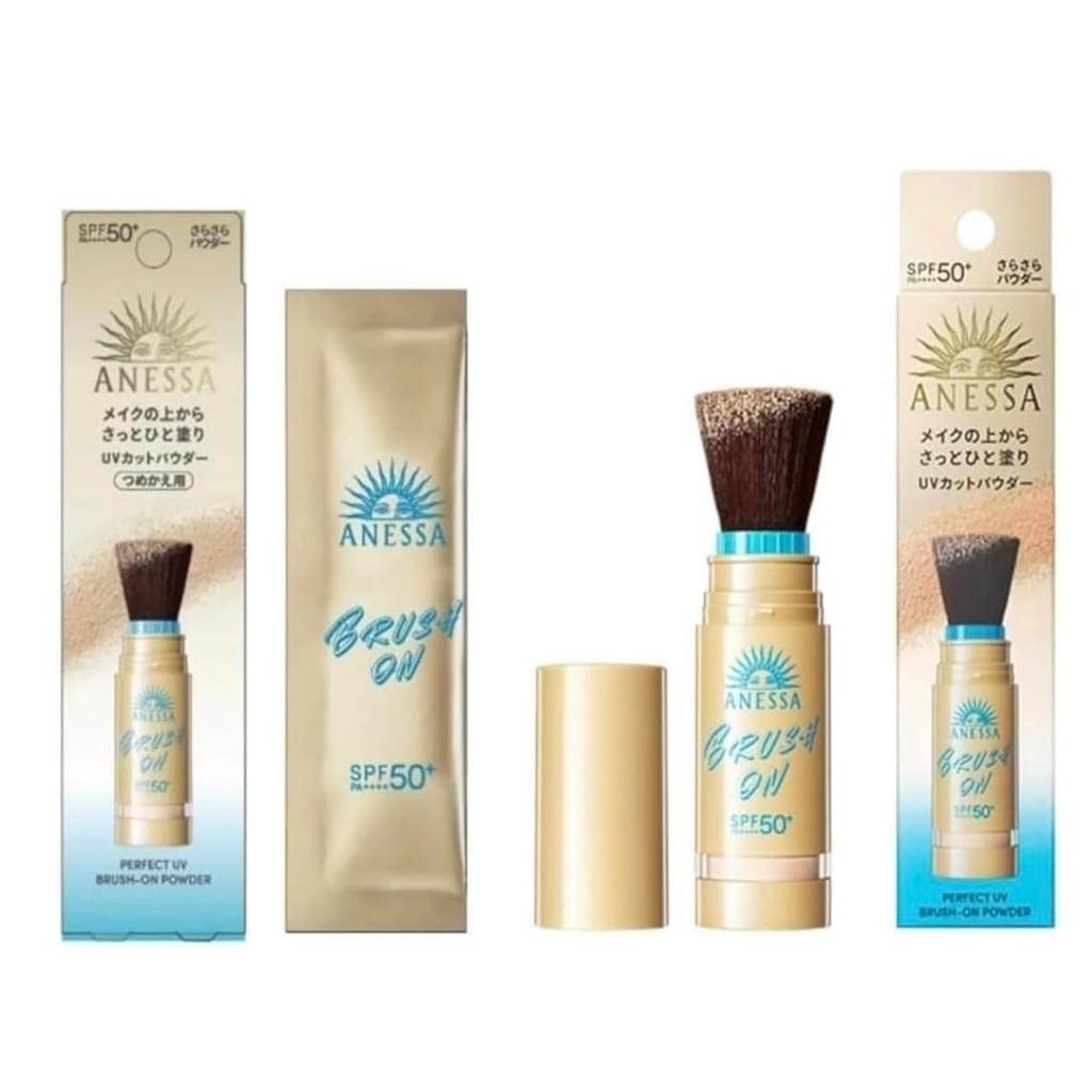 [Set Sale] [Main Unit + Refill, 1 each] ANESSA Perfect UV Brush On ...