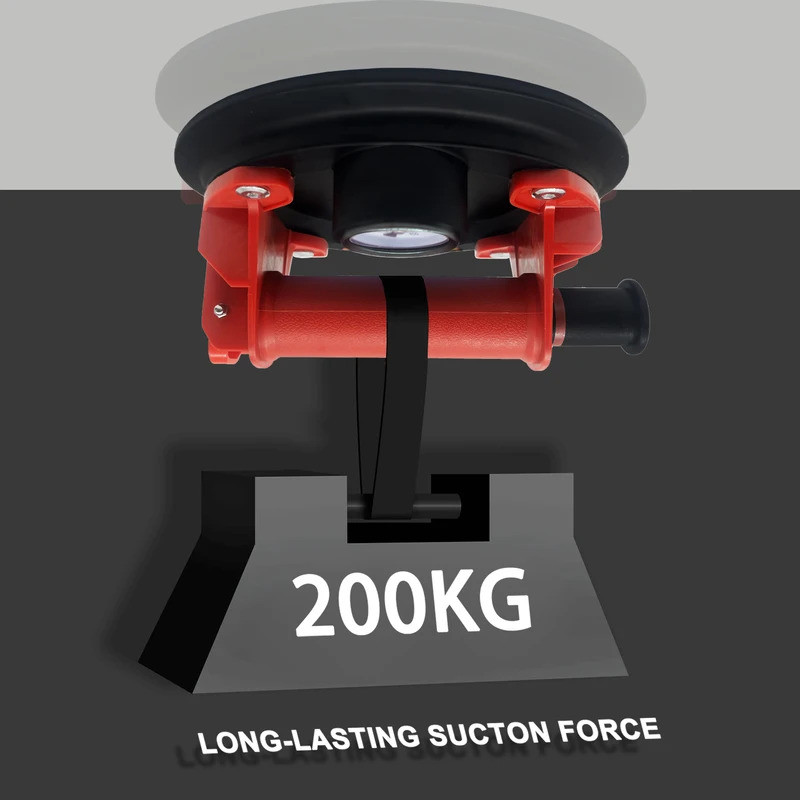 8 Inch Vacuum Suction Cup Glass Lifter Powerful Heavy Duty Vacuum ...
