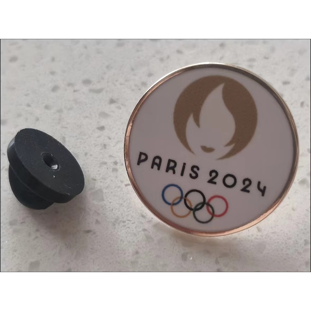 2024 Paris Olympics Badge Round Meeting Logo Badge Paris Olympics ...