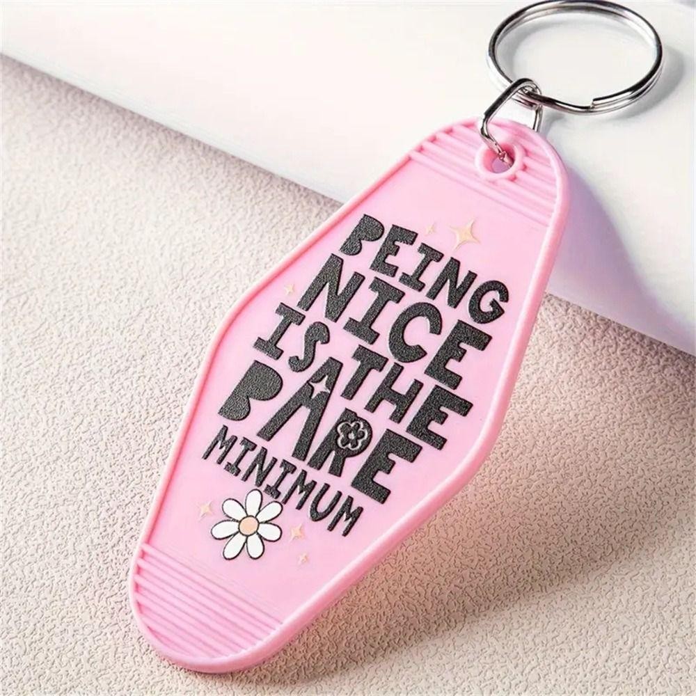 MAGICIAN1 Hotel Key Chains, 9*4.5CM Inspirational Words Motel