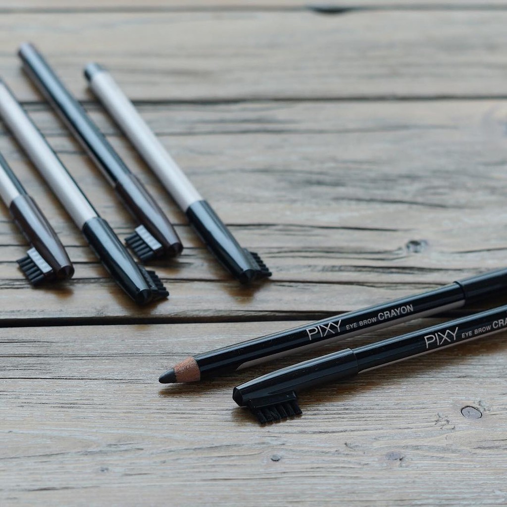 Pixy Eye Brow Crayon 1,14gr - Pensil Alis / Merah Jingga Official - Gambar 4