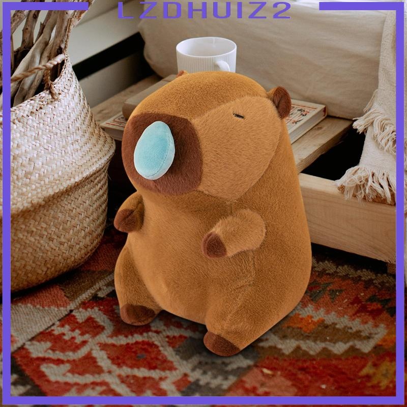 Peluche Capybara 2 In 1 In Avocado 35 Cm: Rimovibile, Morbido E Perfetto Per Coccole E Decorazione