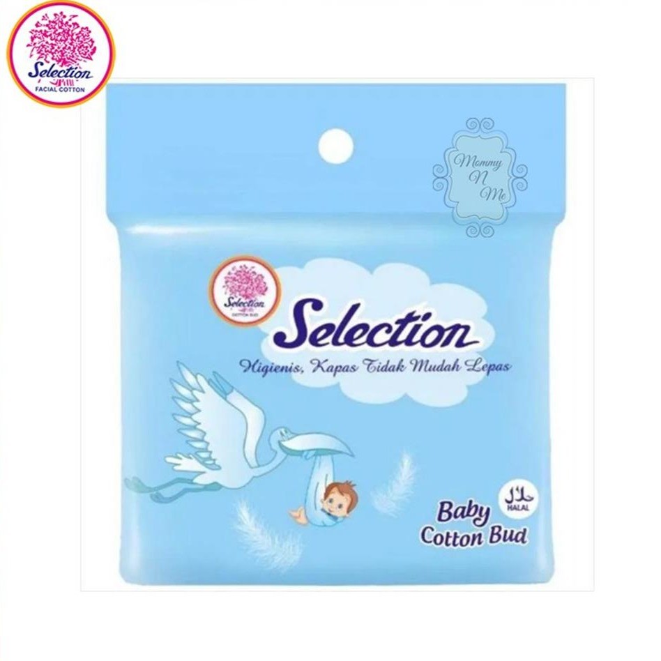 Selection Baby Cotton Bud 100pc / Merah Jingga Official - Gambar 3