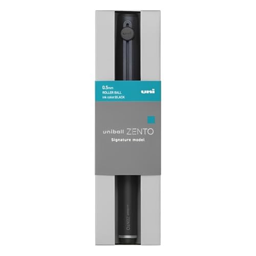 uniball ZENTO Signature Model 0.5mm Metallic Black/ From Japan