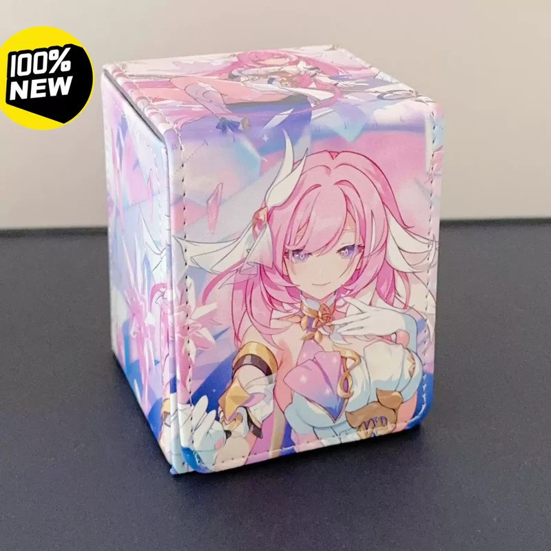 Anime Pokemon Yugioh OCG PTCG Trading Cards Deck Box Honkai Impact 3 Elysia  Figures Protector Case Pu Leather Storage Box 100+ | Shopee Singapore