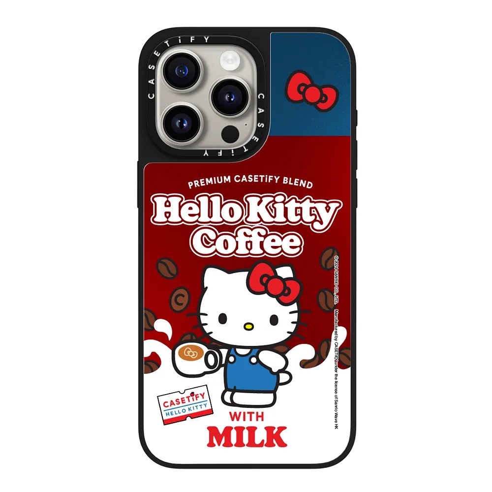 Hello Kitty】CASETiFY Mirror Case For iPhone 15 Pro Max 14