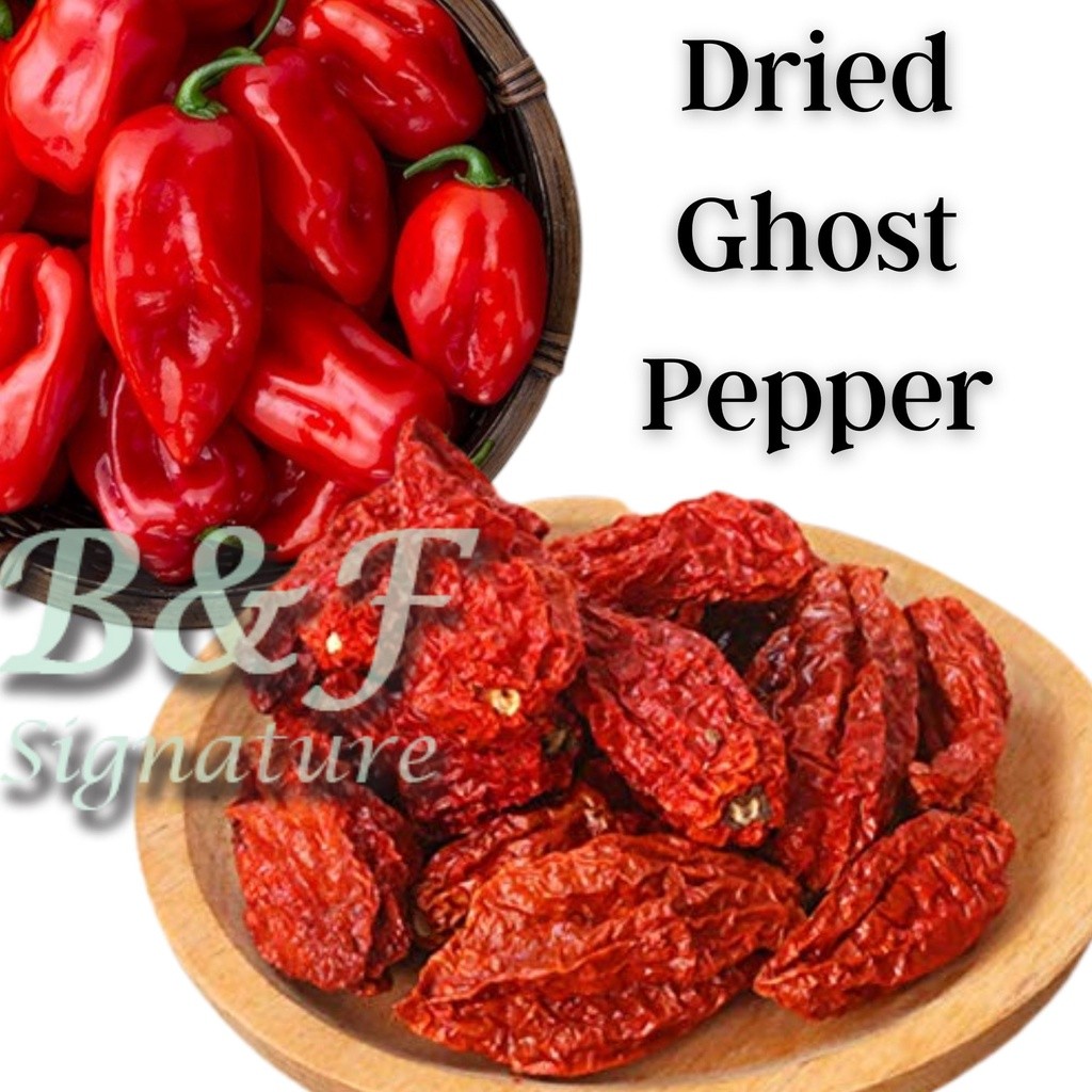 Dried Ghost Pepper 250g Chili Whole ghost Dry Chili 魔鬼辣椒干 - Carolina ...