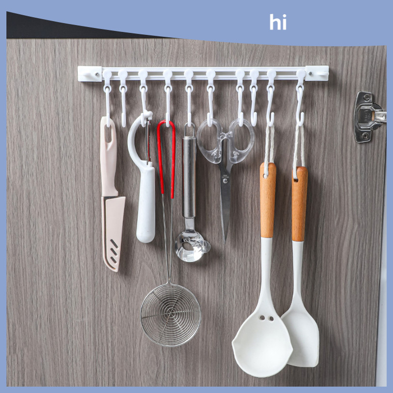 HI HOMES Kitchen Storage Sliding Track Hook Cabinet Door Slide Hook ...