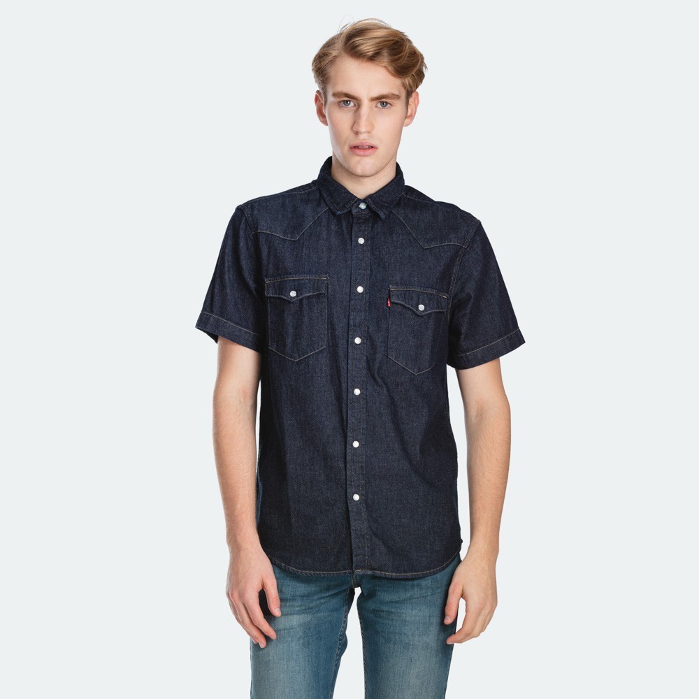 Levi's short sleeve western shirt deals