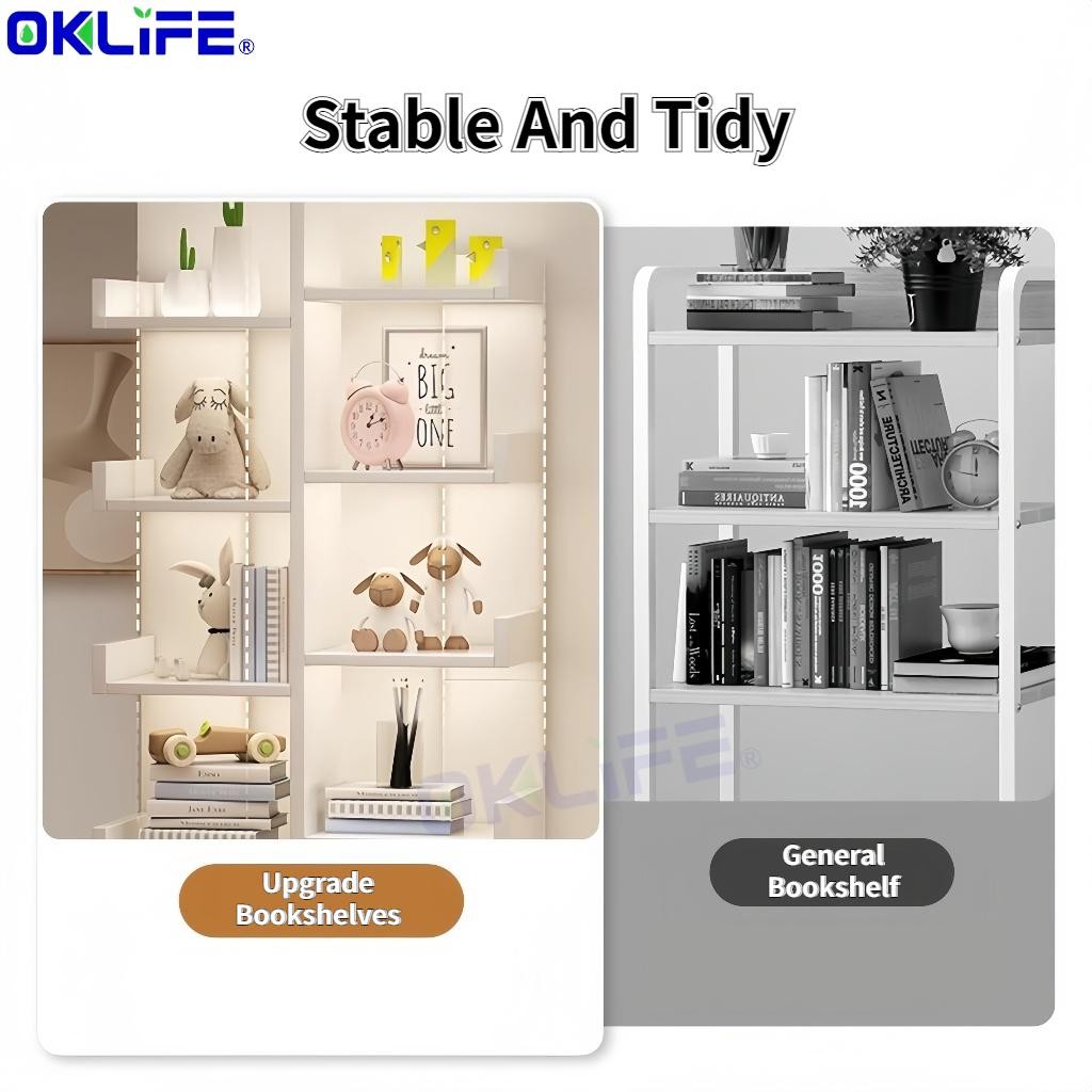 Narrow Floor-to-Ceiling Storage Bookshelf and Office Display Cabinet view 5