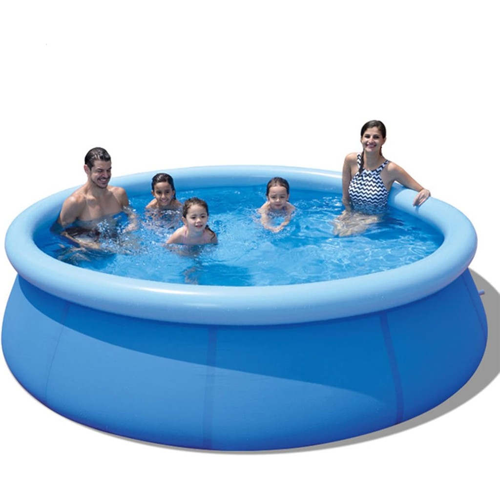 Inflatable Top Ring Swimming Pools for Adults Outdoor Easy to Set Kids ...